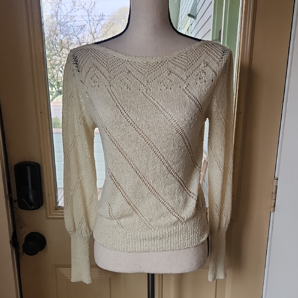 Vintage 1980s Acrylic Sweater | S